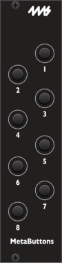 4ms MetaModule Button Expander (MetaButtons)