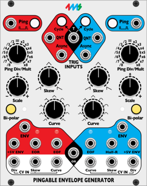 4ms Pingable Envelope Generator PEG