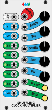 4ms Shuffling Clock Multiplier [SCM]