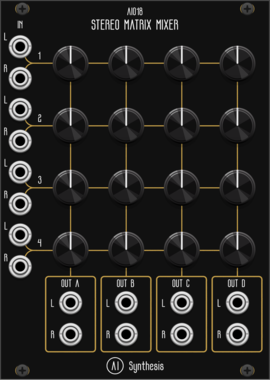 AI Synthesis AI018 Stereo Matrix Mixer