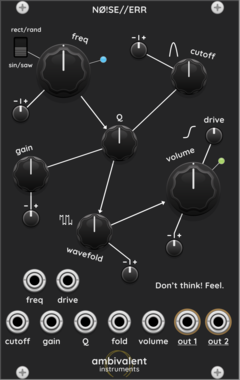 Ambivalent Instruments NØ!SE//ERR