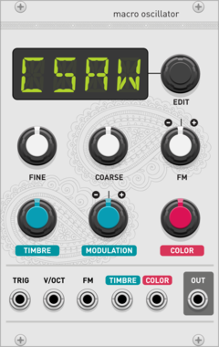 VCV Library - Audible Instruments Macro Oscillator