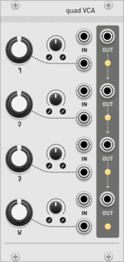 Audible Instruments Quad VCA