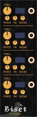 Biset Tracker Clock