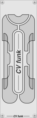 CV funk CV funk Blank 8HP