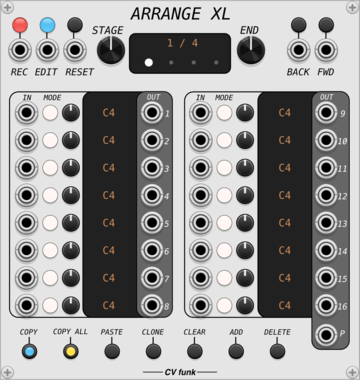 CV funk Arrange XL