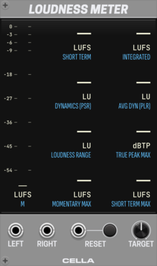 Cella Loudness Meter