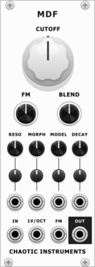 Chaotic Instruments Modal Filter