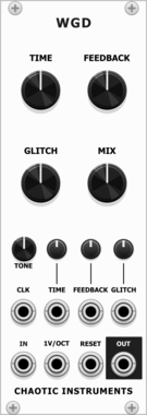 Chaotic Instruments Waveguide Delay