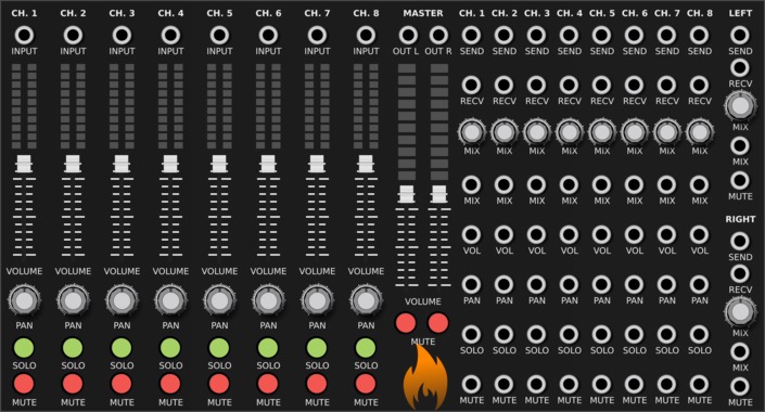 SV Modular Mixer CV