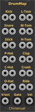 Chinenual DrumMap