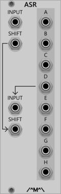 Count Modula Analogue Shift Register