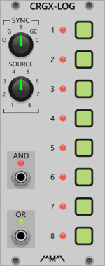 Count Modula Clocked Random Gate Logic Expander