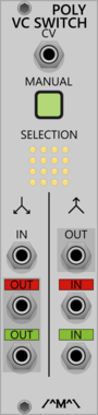 Count Modula Polyphonic Voltage Controlled Switch