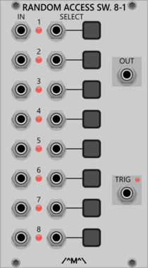 Count Modula Random Access Switch 8-1