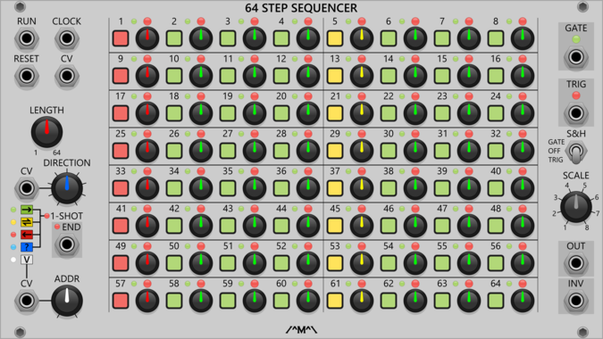 Count Modula 64 Step Sequencer