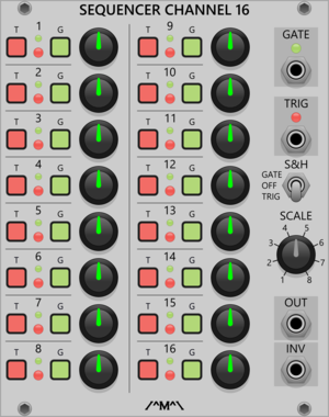 Count Modula 16 Step Sequencer Channel Expander