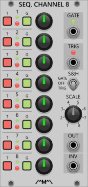 Count Modula 8 Step Sequencer Channel Expander