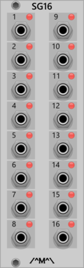 Count Modula 16 Step Sequencer Gate Output Expander