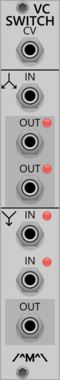 Count Modula Voltage Controlled Switch