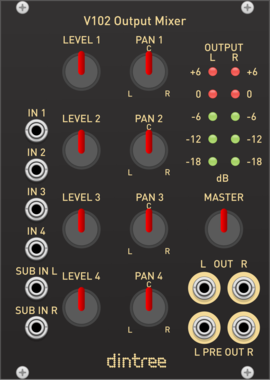 Dintree V102 Output Mixer