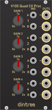 Dintree V105 Quad CV Proc