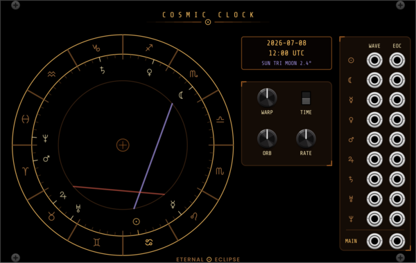 Eternal Eclipse Cosmic Clock