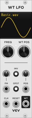 VCV Wavetable LFO