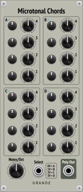 Grande Microtonal Chords