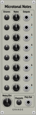 Grande Microtonal Notes