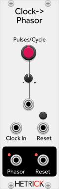 HetrickCV Clock to Phasor