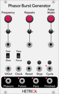 HetrickCV Phasor Burst Generator