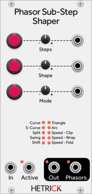 HetrickCV Phasor Sub-Step Shaper