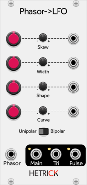 HetrickCV Phasor to LFO