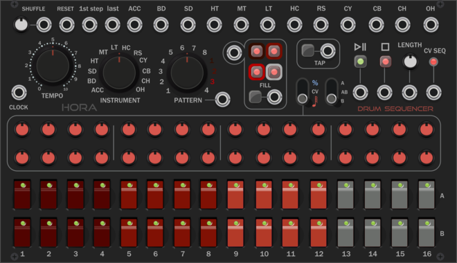 Hora Drum Sequencer