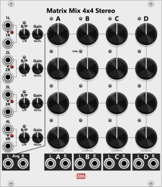 Infinite-Noise Matrix Mix 4x4 Stereo