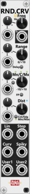 Infinite-Noise Random Curve