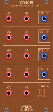Lunetta Modula CD4019 Quad AND-OR Select Gate