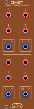 Lunetta Modula CD4071 Quad 2-Input OR Gate
