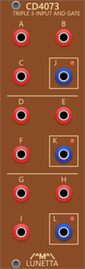 Lunetta Modula CD4073 Triple 3-Input AND Gate