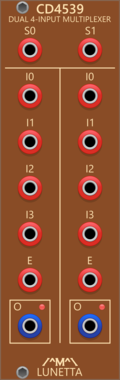 Lunetta Modula CD4539 Dual 4-Input Multiplexer
