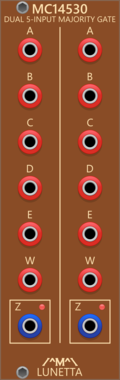 Lunetta Modula MC14530 Dual 5 Input Majority Gate