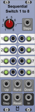 ML Modules Sequential Switch 1->8