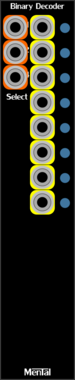 Strum's VCV Modules MentalBinaryDecoder