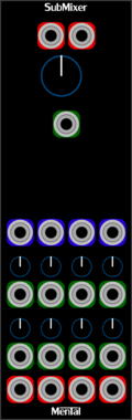 Strum's VCV Modules MentalSubMixer