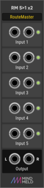 MindMeld RouteMaster 5->1 stereo switch