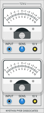 NYSTHI TZVU VU-meter