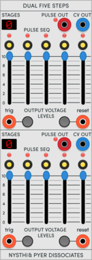 NYSTHI 208 5 steps sequencer