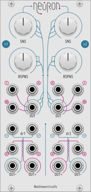 Nonlinear Circuits Double Neuron