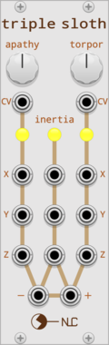 Nonlinear Circuits Triple Sloth